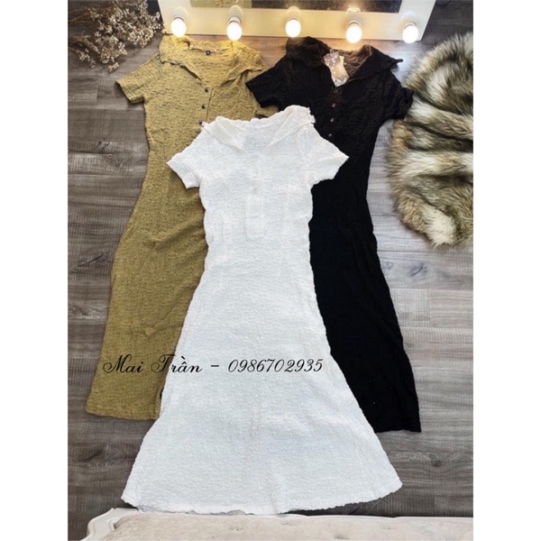 Váy body chun cổ trụ ❌SALE SOCK❌ tôn dáng, cực xinh, hang chuẩn loại 1 ( kèm ảnh thật ) | BigBuy360 - bigbuy360.vn