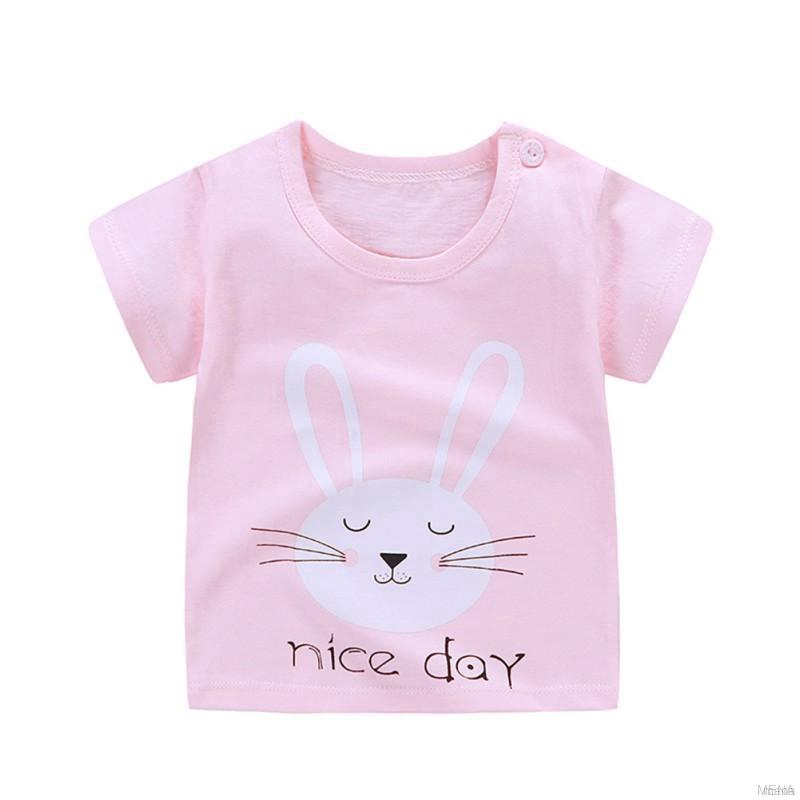 Áo thun Âu Mỹ làm từ cotton in hình vui nhộn dễ thương dành cho bé trai