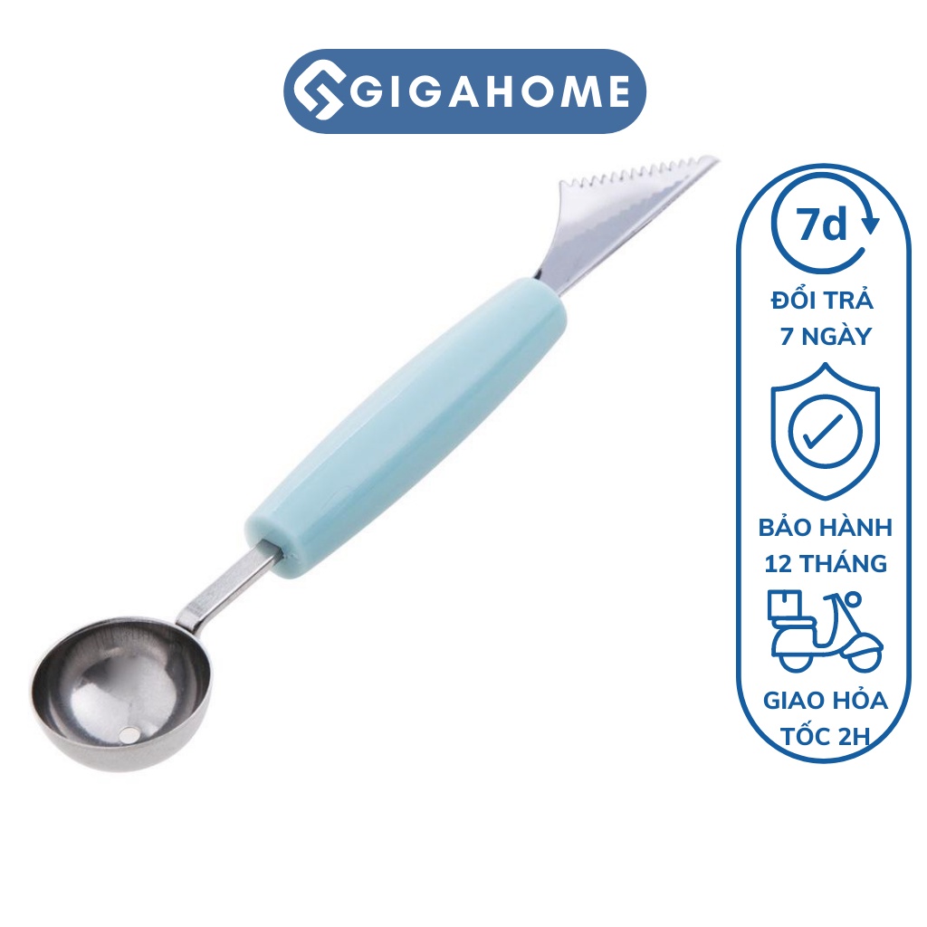 Dụng Cụ Tỉa Hoa Quả Chuyên Nghiệp GIAHOME Khắc Tỉa 2 Đầu, Nạo Tạo Hình, Múc Trái Cây 8114