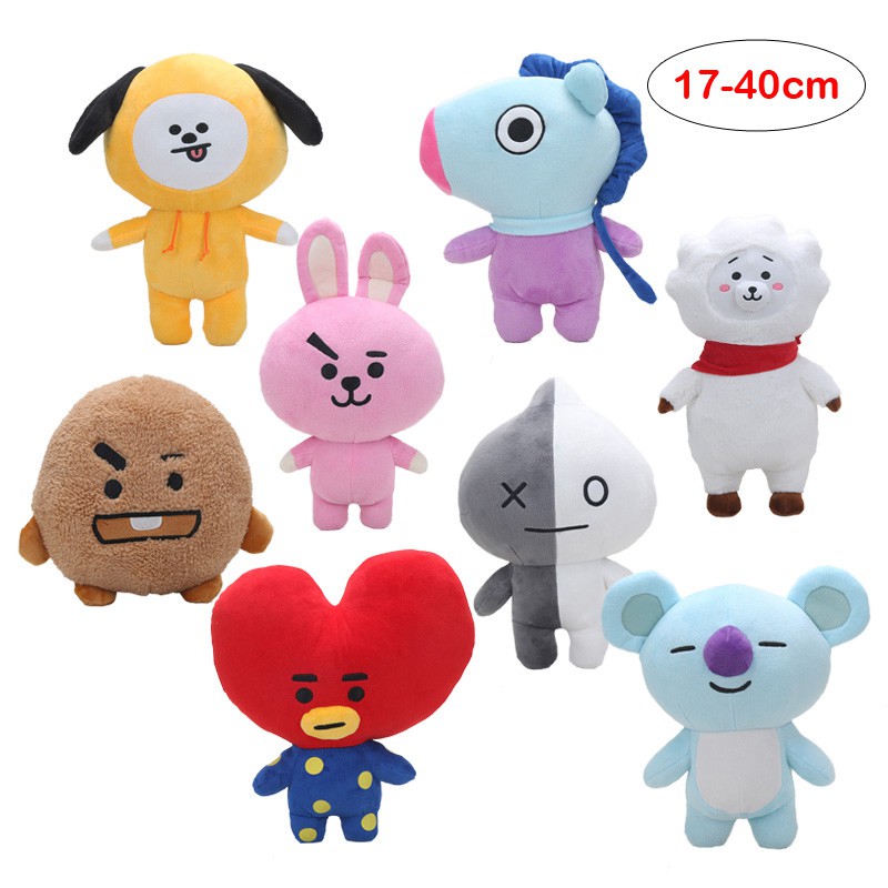 Bts Bt21 Thú Nhồi Bông Bt21 Tata Cooky Chimmy Koya Van Mang Rj