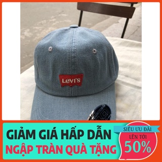 Nón kết- mũ lưỡi trai nam nữ logo levi's thêu nổi chỉ đỏ nổi bật chuẩn form- Ảnh thật 100% xịn