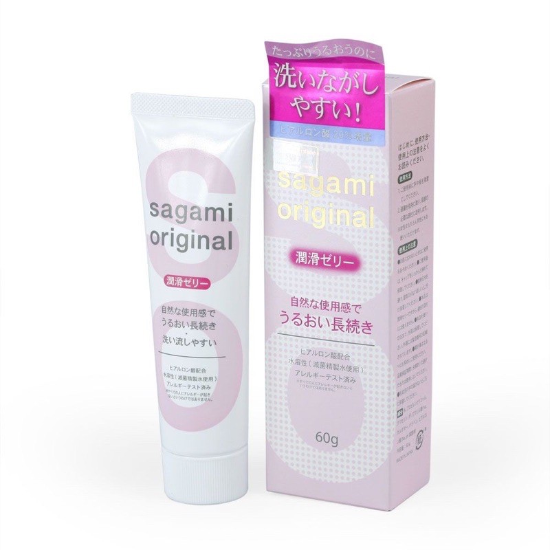 Gel Bôi Trơn Nhật Bản Sagami Original Tạo Độ Ẩm Tự Nhiên Tuýt 60g - Hàng Xịn