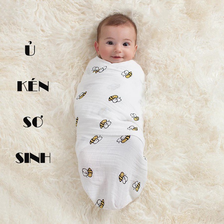 Ủ kén cho trẻ sơ sinh SwaddleMe 100% cotton mềm mại khô thoáng đặc biệt giữ ấm cực kì tốt cho bé