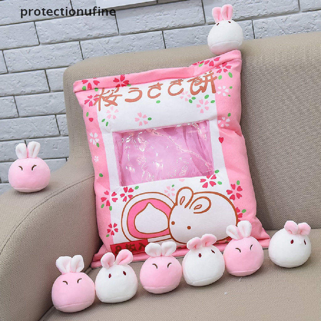 Gối Nhồi Bông Mềm Mại Hình Túi Bánh Pudding / Mèo / Khủng Long Đáng Yêu PR3VN