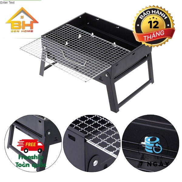 bếp nướng than hoa vuông 2021 du lịch dã ngoại cho gia đình[siêu sale] | BigBuy360 - bigbuy360.vn