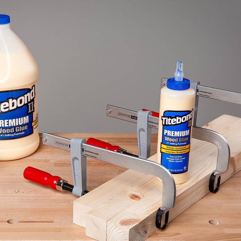Keo dán gỗ nội ngoại thất Titebond II Premium Wood Glue 473ml ducthanhauto