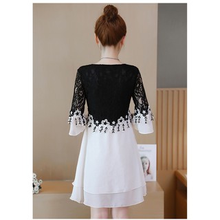 【Big Size Quảng Châu】 Đầm suông big size quảng châu D1072
