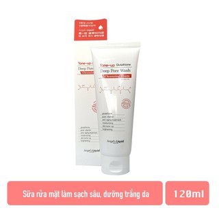 Sữa rửa mặt trắng da 7 Day Angel’s Liquid Tone Up Glutathione Deep Pore Wash 120ml