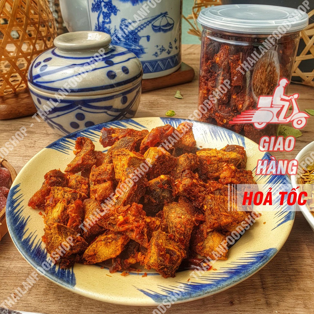 Khô Bò Viên - Miếng Mềm - Khô Bò Ngon Loại 1 Lon 290Gram