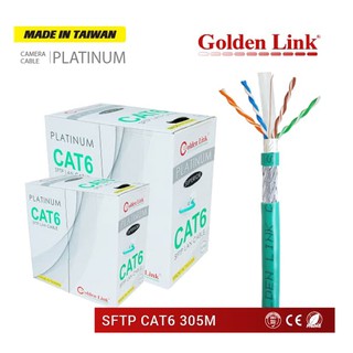 Thùng cuộn 305M Cáp mạng Golden Link SFTP Cat6