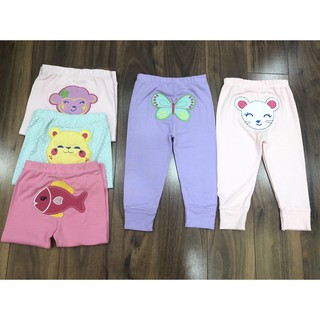 combo 5 quần mông thú cotton xuất cho bé