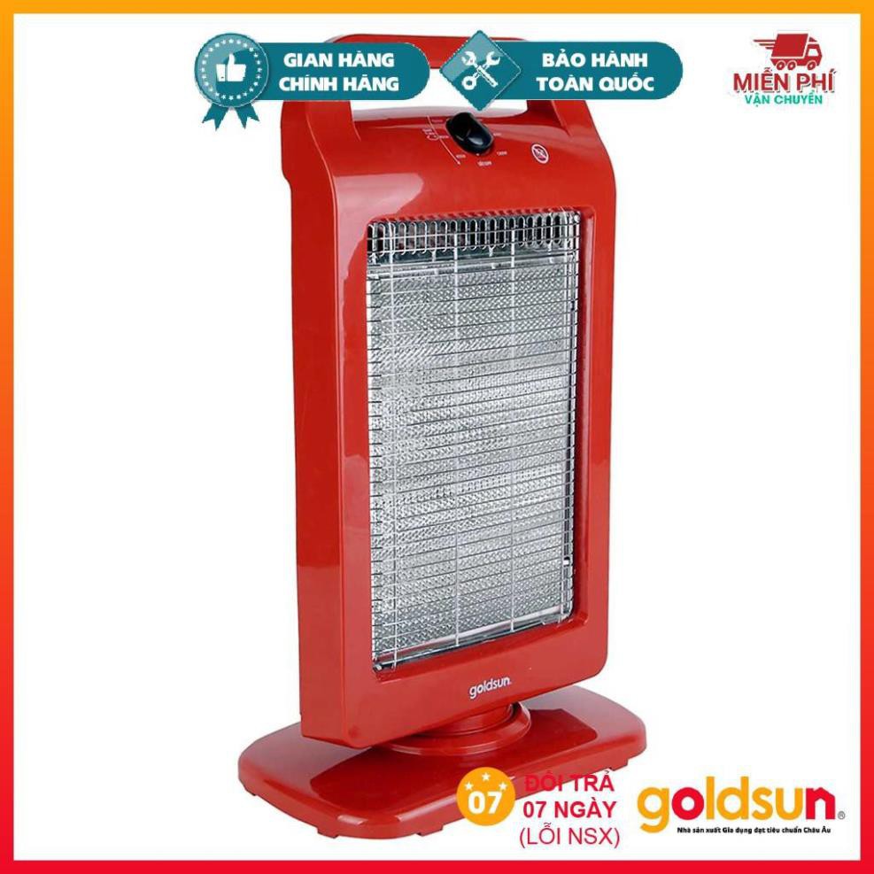 Đèn Sưởi 3 Bóng Halogen GOLDSUN GHLH-2001, Máy Sưởi Halogen GOLDSUN Tốc Độ Làm Ấm Nhanh Tỏa Nhiệt Đều