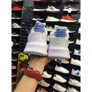 Giày EQT BASK ADV 2018 ( trắng tô xanh)