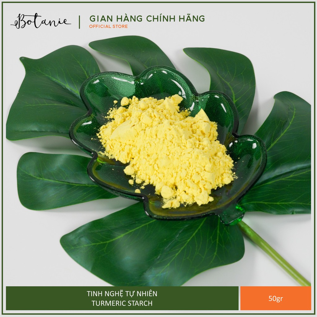 [50GRAM] Tinh Bột Nghệ Tự Nhiên Botannie - 100% tinh nghệ tự nhiên - Có thể dùng đắp mặt nạ