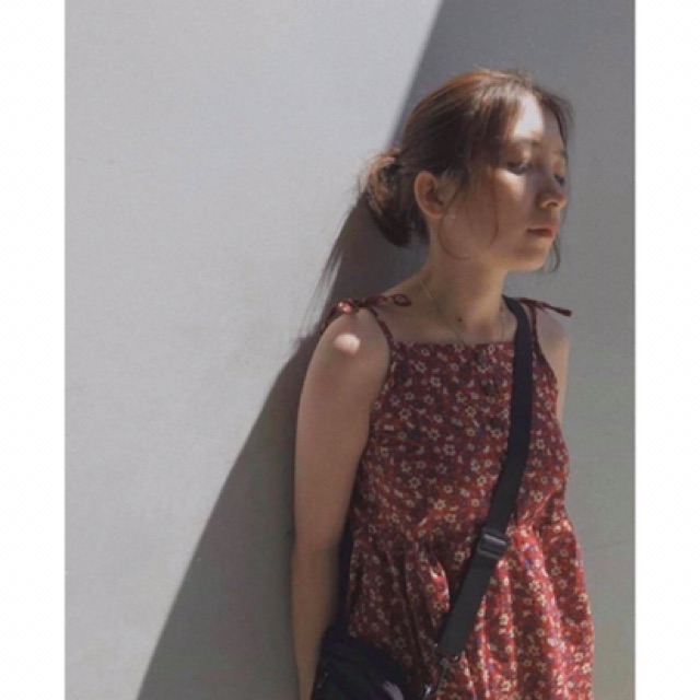 Váy Đầm 2 Dây Nữ Hoa Nhí Siêu Xinh