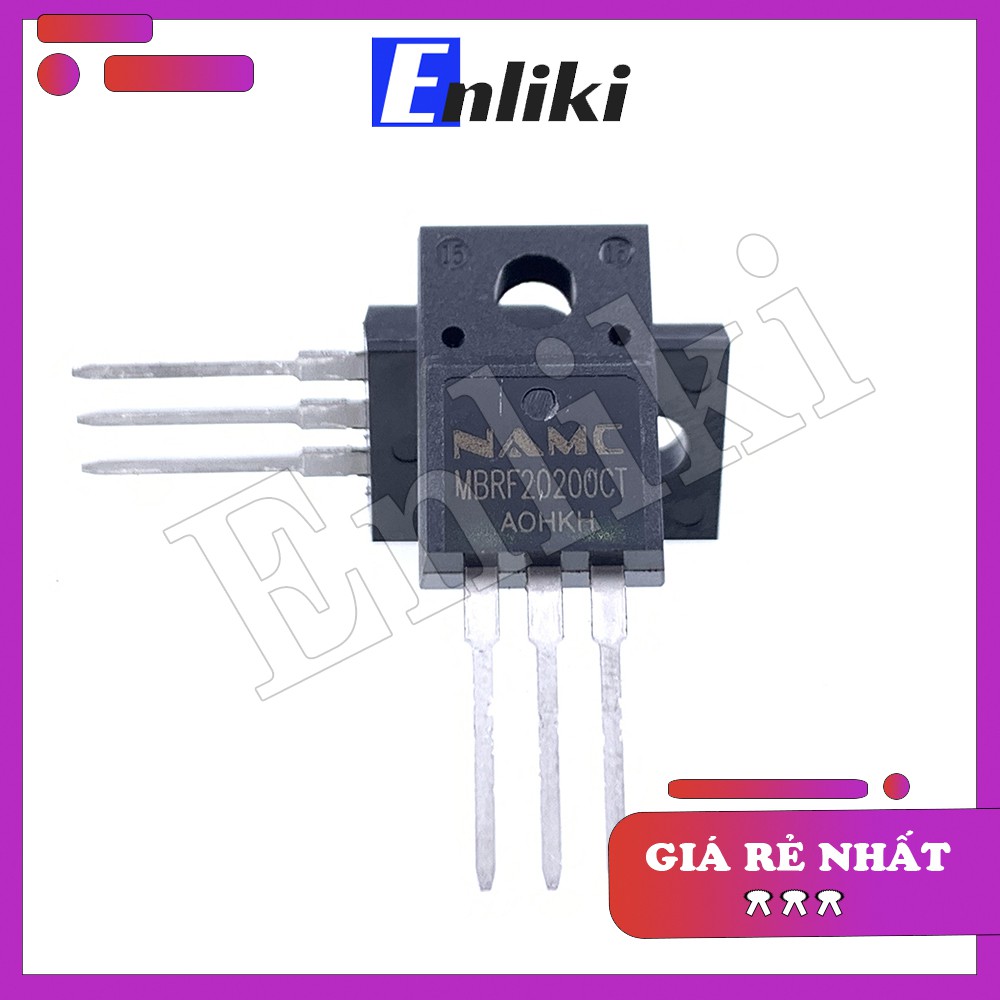 Diode Schottky 20A 200V TO220F MBRF20200CT