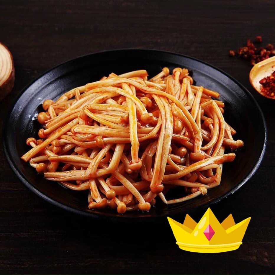 NẤM KIM CHÂM SỐT CAY / CHUA CAY GÓI 22 GRAM | BigBuy360 - bigbuy360.vn