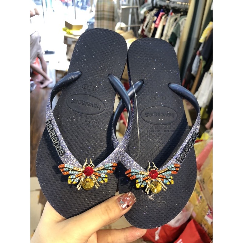 Kim tuyến ombre xanh havaianas