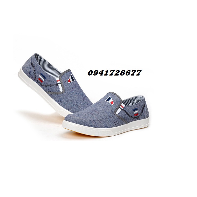 Giày thể thao giày lười Jean three stripes-MSCG0002 | BigBuy360 - bigbuy360.vn