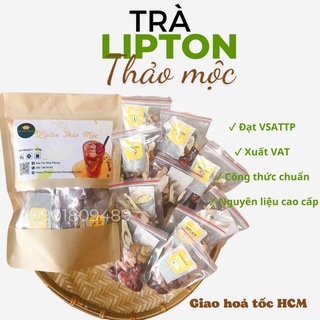 Set Trà Lipton Cam Thảo Xí Muội Trà Thảo Mộc Tăng Sức Đề Kháng