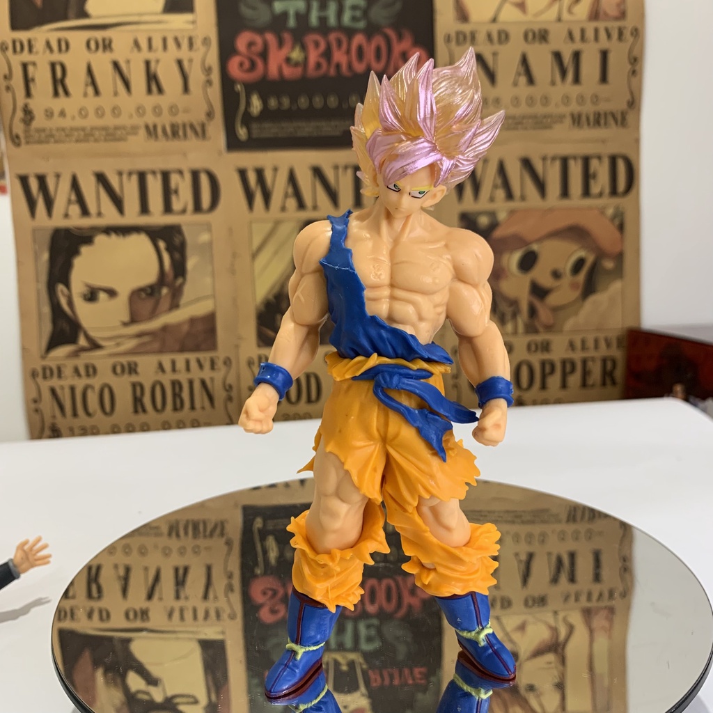 Mô hình Dragon ball - Mô hình siêu xayda Songoku và Cadic thế hệ thứ 6 cực đẹp cao 18cm (có bán lẻ)