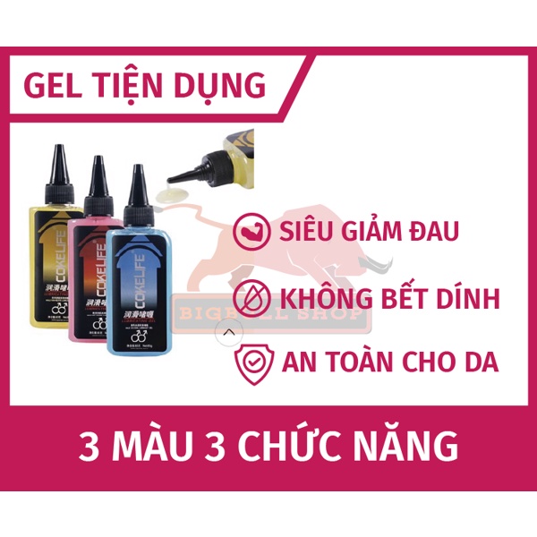 Gel bôi trơn hậu môn Cokelife Superman Anal 85ml, gel bôi trơn dành cho Gay, LGBT