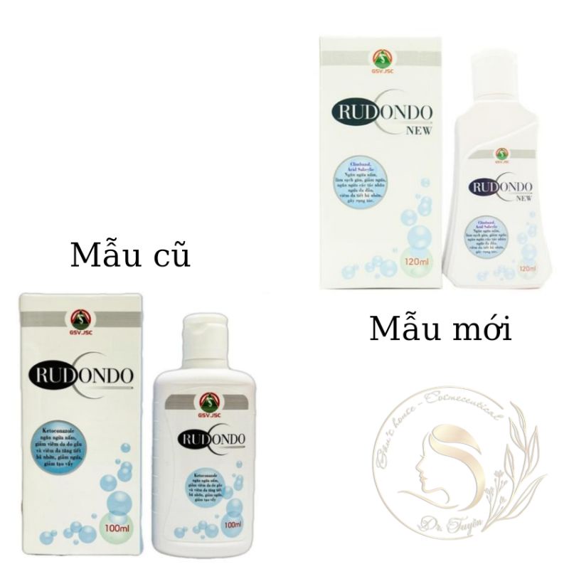Dầu gội  RUDONDO NEW ngăn ngừa gàu, ngứa da đầu, hỗ trợ viêm da dầu, nấm da đầu và toàn thân 120ml