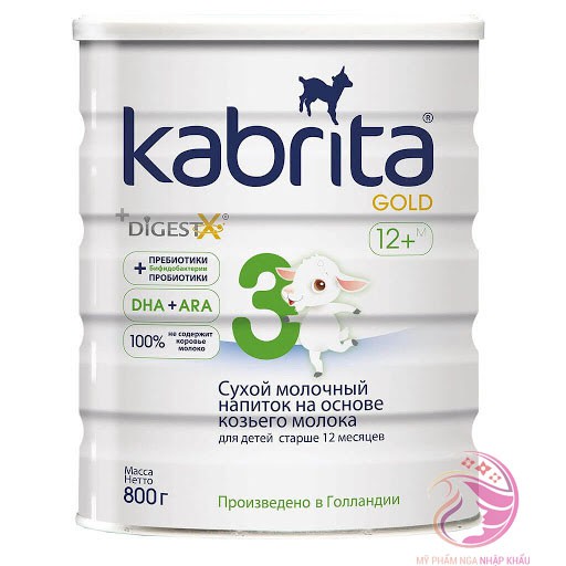 Sữa Dê Nga Kabrita Gold  800g đủ số 1,2,3,4