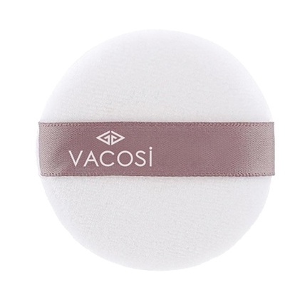 Bông phấn khô tròn nhỏ/ trung/ lớn Vacosi BP19 / BP20 -VACOSI SMALL / MEDIUM / LARGE WHITE ROUND PUFF