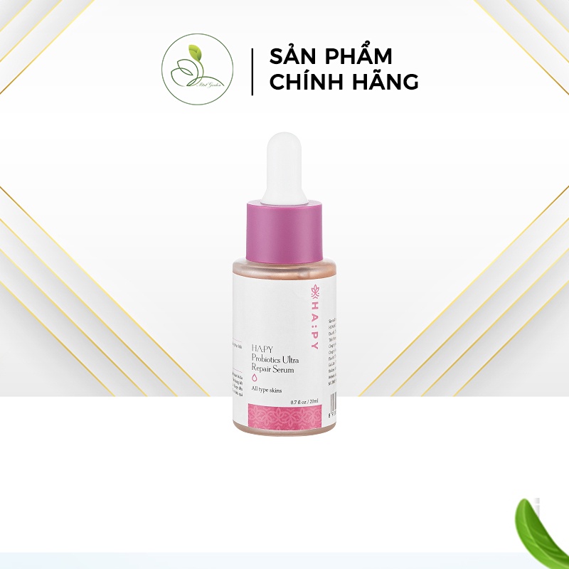 Serum tinh chất phục hồi tái tạo da ha:py minigarden  PROBIOTICS ULTRA REPAIR SERUM 20ml làm mờ nhăn  PV1028