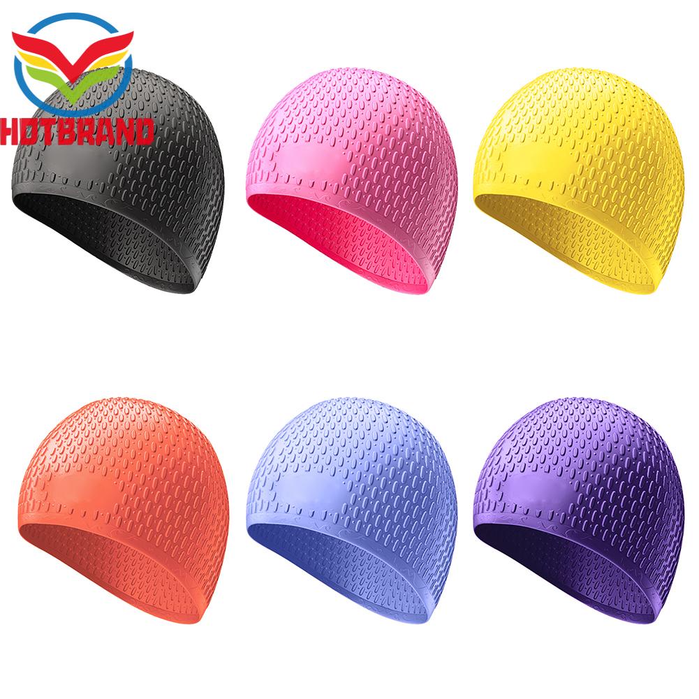 Mũ Bơi Silicone Bảo Vệ Tai Chống Thấm Nước Dành Cho Người Lớn