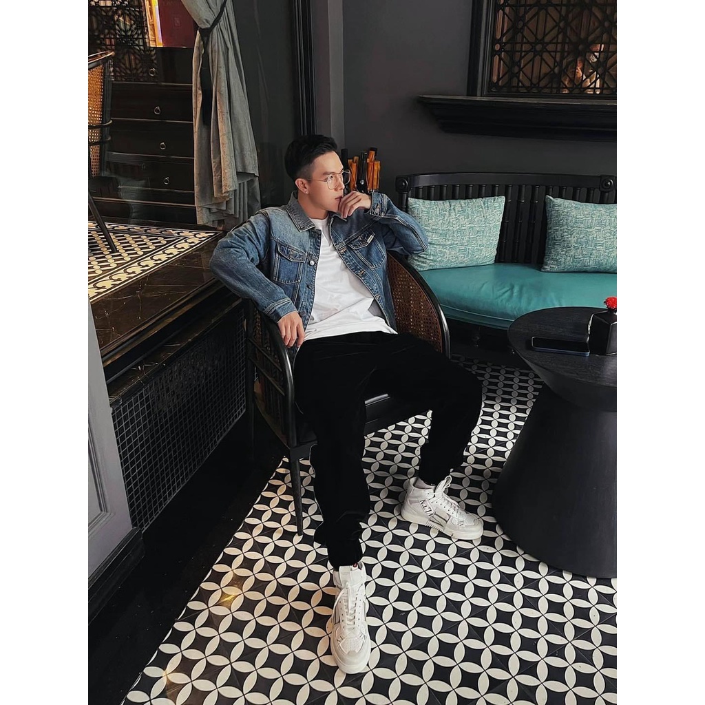 Áo Khoác Amand Wash Denim Jacket