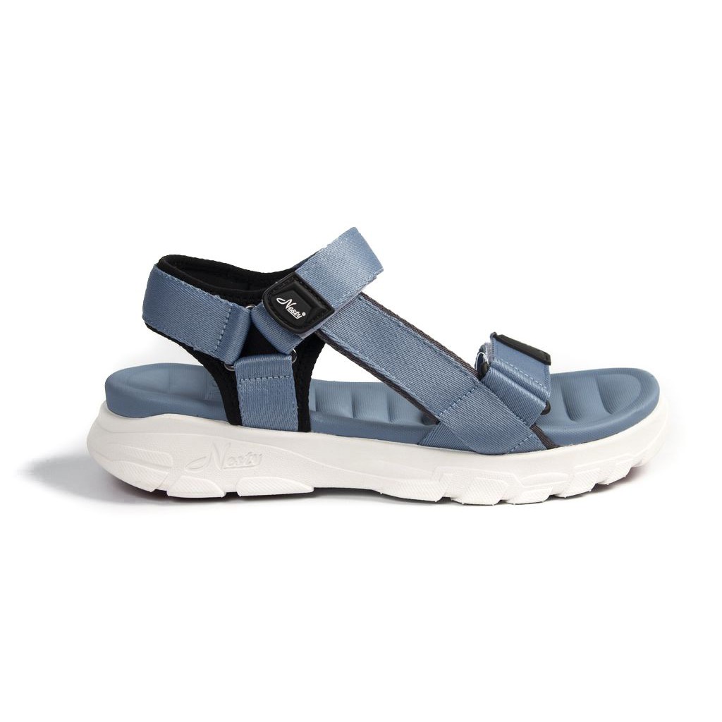 Giày sandal quai chéo nam nữ unisex, xăng đan cực êm NESTY SB10004 xanh biển