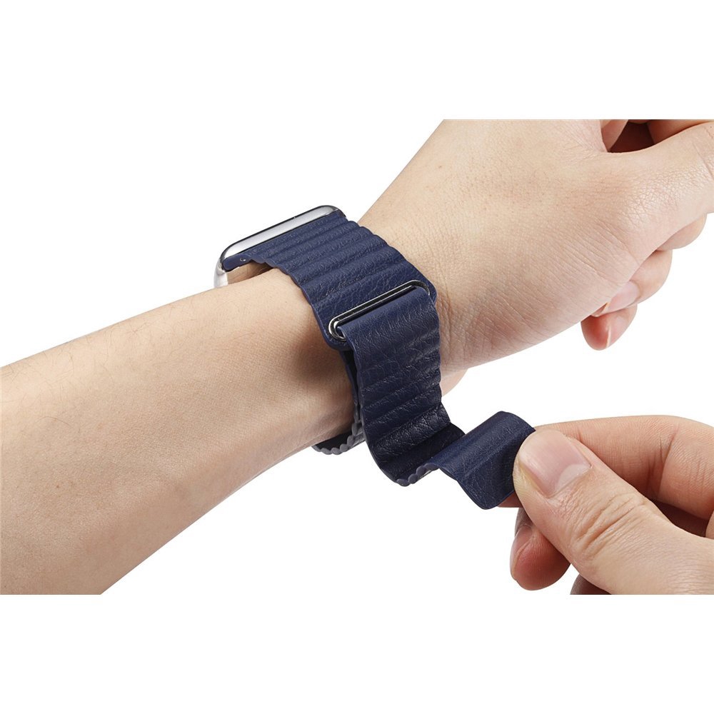 Dây đeo thay thế chất liệu da vân sọc gân cho đồng hồ thông minh Samsung Galaxy 42mm 46mm