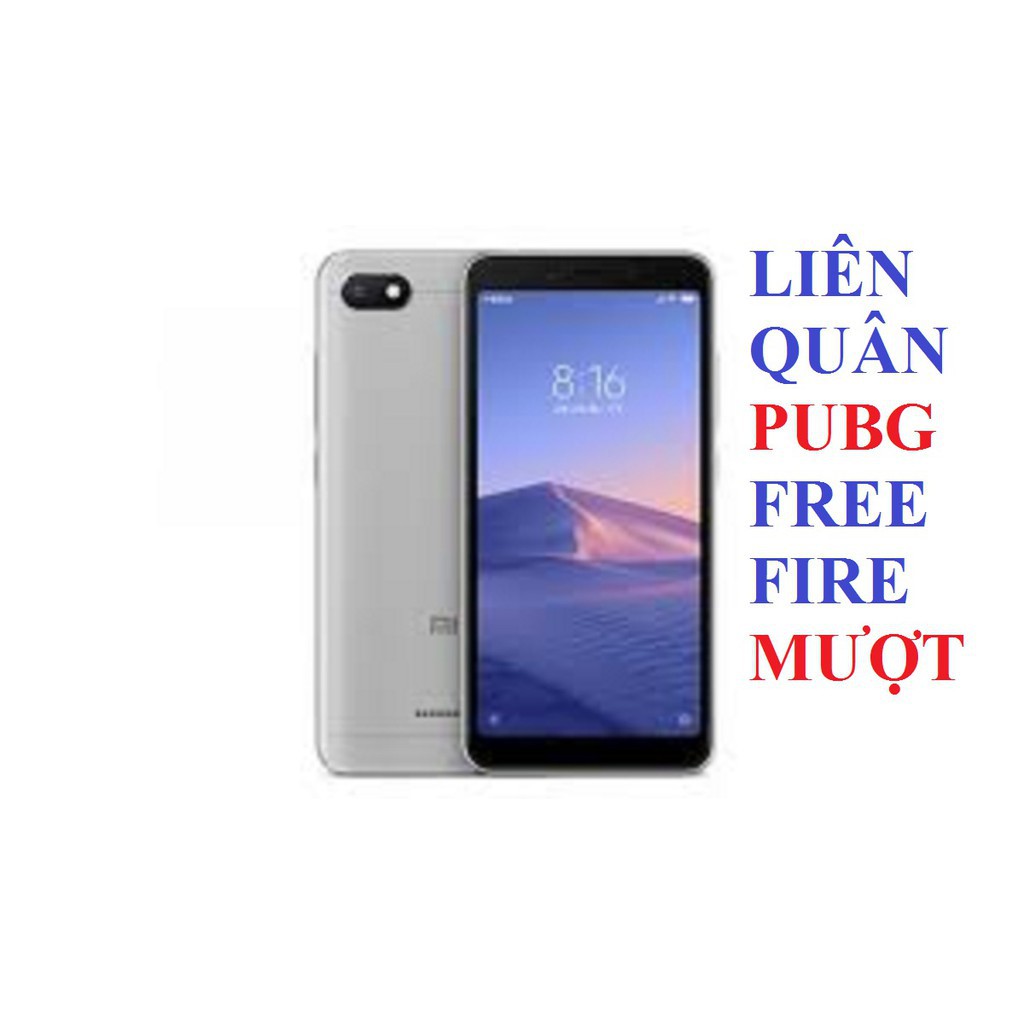 điện thoại Xiaomi Redmi 6a ram 4G/64G 2sim có TIẾNG VIỆT, chơi Game nặng mượt
