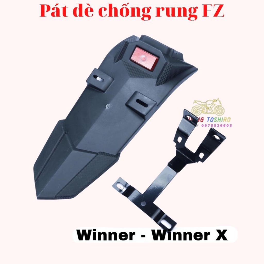 Dè FZ chắn bùn  kèm pát chống rung xịn  lắp cho các dòng xe exciter 150 lắp như zin bảo hành 1 năm