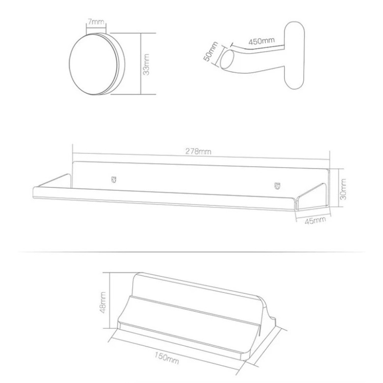 Kệ Đựng Phụ Kiện Để Bàn Làm Việc Soshi Design - Home and Garden