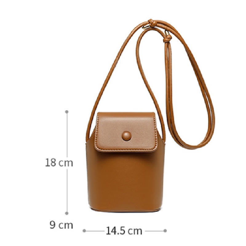 Túi Đeo Vai Mini Bằng Da PU Thời Trang Cổ Điển Dành Cho Nữ