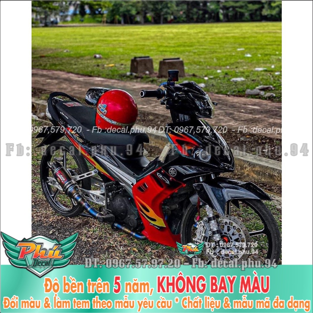 Tem Rời Ex 2006-2010 đỏ đen lửa (K) -1