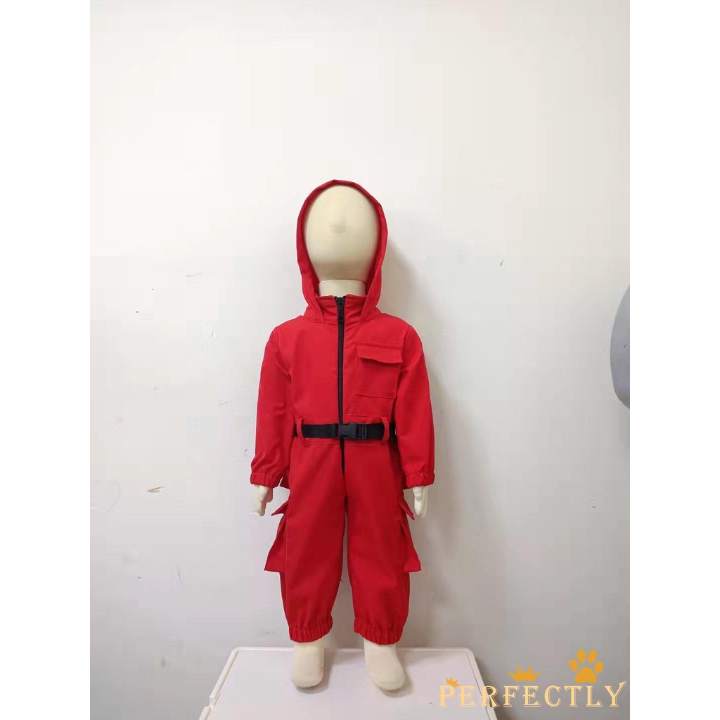 Bộ đồ hóa trang Halloween gồm áo liền quần + thắt lưng cho bé trai / gái