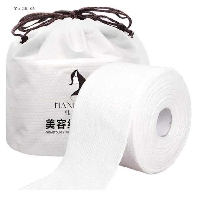 Giấy cuộn lụa lau mặt spa và phun xăm