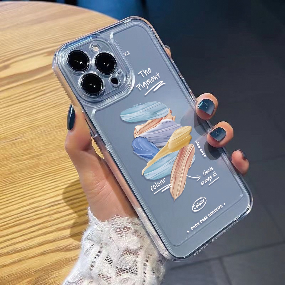 Ốp Điện Thoại Trong Suốt Thời Trang Cho iphone 11 13 7 8 Plus 12 13Pro Max X XS Max 7 8 SE 2020