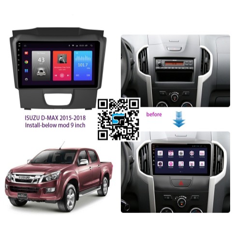 MẶT DƯỠNG CHO XE ISUZU D-MUX DMUX / D-MAX DMAX 2015-2019 JACK ZIN THEO XE