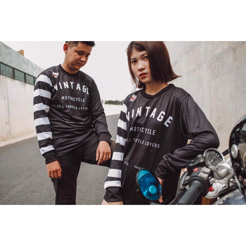 Áo thun Raw Motocross vải thun cotton thoáng mát Arrow Shop