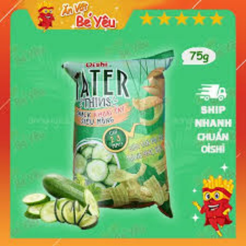 Bim Bim quốc dân Oishi To chà bá mix Các Vị 75g (giao ngẫu nhiên)