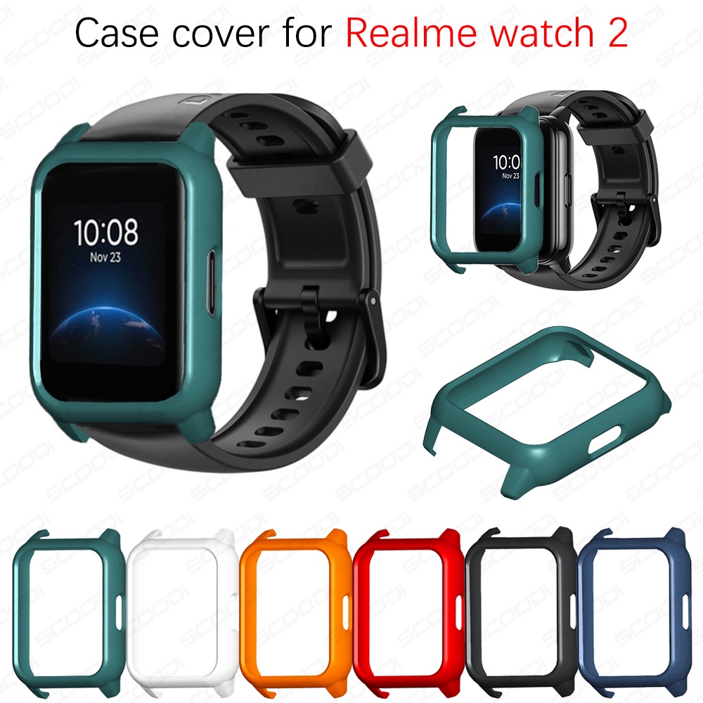 Khung nhựa PC cứng bảo vệ mặt đồng hồ thông minh siêu mỏng cho Realme Watch2