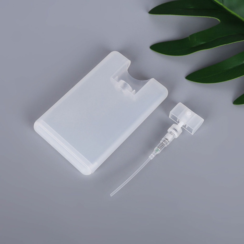 Chai Xịt Rỗng 20ml Hình Thẻ Bài Mini Bằng Nhựa Dùng Đựng Mỹ Phẩm Khi Đi Du Lịch