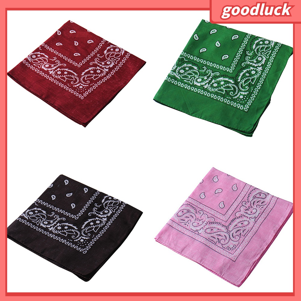 Khăn Bandana Hình Vuông Phong Cách Hip Hop Chống Mồ Hôi Cho Nam Và Nữ