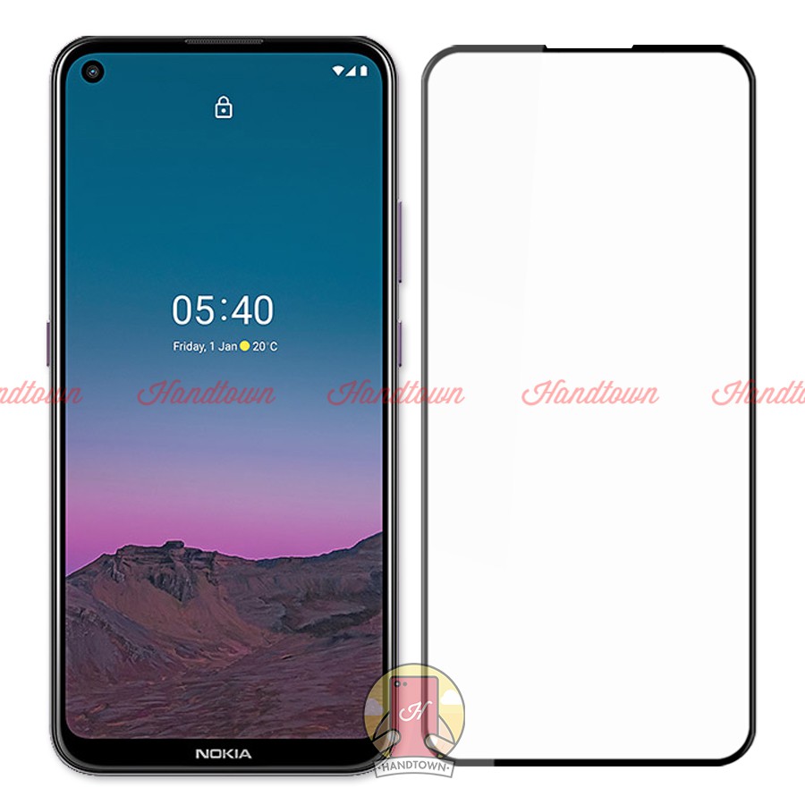 Kính Cường Lực Nokia 5.4 nokia5.4 Full Màn Đen Full Keo Không Chấm Li Ti Chống Va Đập Chống Trầy Xước Bảo Vệ Màn Hình