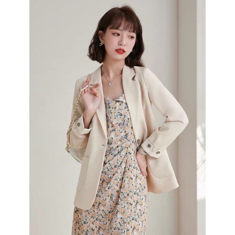 ÁO VEST BLAZER NỮ HAI LỚP PHONG CÁCH HÀN QUỐC MẪU MỚI NHẤT MÃ HQ01